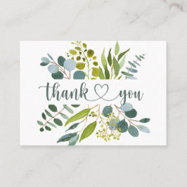 Eucalyptus Greenery Tack Visitkort