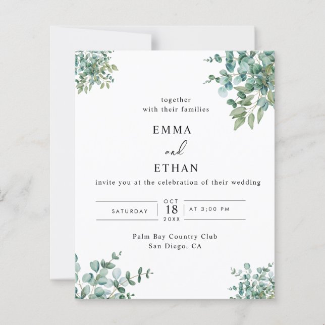eucalyptus greenery wedding (Framsida)