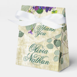 Eucalyptus Greenery Wedding Favor Boxes Presentaskar