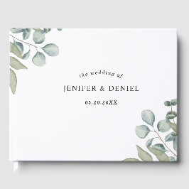 Eucalyptus Greenery Wedding Gästböcker
