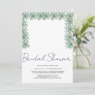 eucalyptus greenery wedding inbjudningar