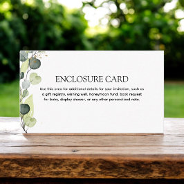 Eucalyptus Gren Greenery Botanical Tilläggskort