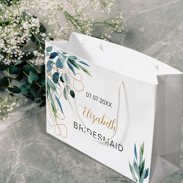 Eucalyptus grönska guld brudtjänsteflicka (Skapare uppladdad)