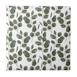 Eucalyptus Grönska Kök Badrum Renovering Kakelplatta