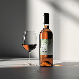 Eucalyptus Grönt Foliage party vin Vinflaska Etikett