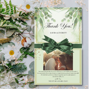 Eucalyptus Grönt Guld Foliage-fototack Tilläggskort