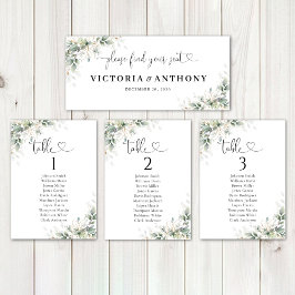 Eucalyptus Guld Blommigt Bröllop Head Bord