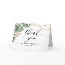 Eucalyptus Guld Geometric Shape