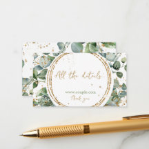 Eucalyptus guld glitter kod 02: alla uppgifter