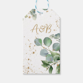 Eucalyptus Guld Glitter - kod 02 Presentetikett