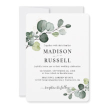 Eucalyptus Guld Splatter Greenery Bröllop