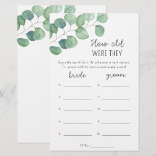 Eucalyptus Hur gamla var de i möhippan?