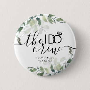 Eucalyptus I Do Crew Brudens sida Knapp