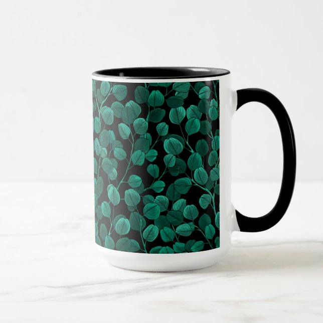 Eucalyptus i svart mugg (Höger)