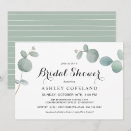 Eucalyptus Inbjudningskort för möhippan