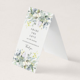 Eucalyptus  Kärlek Bord-tecknet Kort