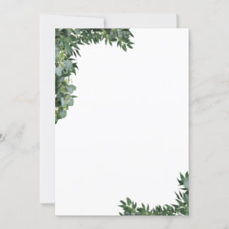 EUCALYPTUS KÄRLEK-KORT INBJUDNINGAR