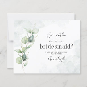Eucalyptus kommer du att bli mitt Bridesmaid Frier