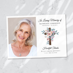 Eucalyptus Kor Funeral Memorial Tack Kort