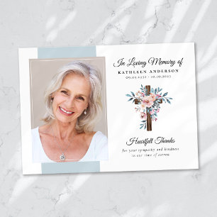 Eucalyptus Kor Funeral Memorial Tack Kort