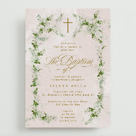 Eucalyptus Kor vid andningsinandning (Baptism) Inbjudningar
