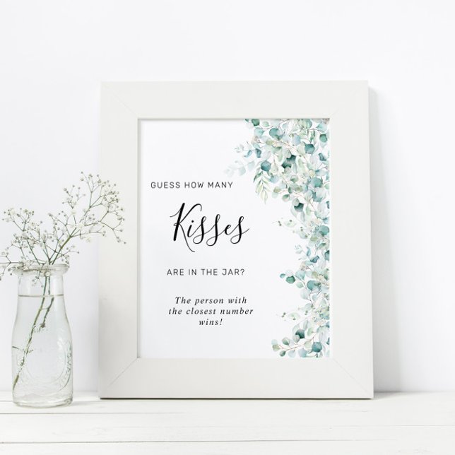 Eucalyptus Lämnar hur många Kisses-tecken Poster (Skapare uppladdad)