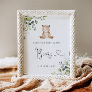 Eucalyptus lilla björn vet hur många gummibjörnar poster