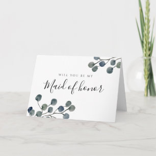 Eucalyptus Löv är min Maid of honor Kort