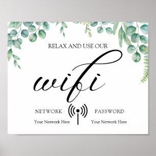 Eucalyptus Löv Bröllop Poster