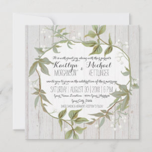 Eucalyptus Löv Foliage Babys Blommigt Utandning Vi Inbjudningar