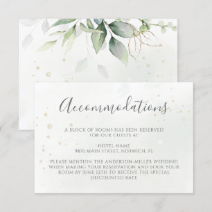 Eucalyptus Löv Greenery Bröllop-bostäder Tilläggskort