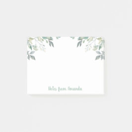 Eucalyptus Löv Grönt Vattenfärg PostIT-anteckninga Post-it Block