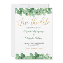 Eucalyptus Löv Guld Grönt Trendig Elegant