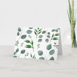 Eucalyptus löv kort