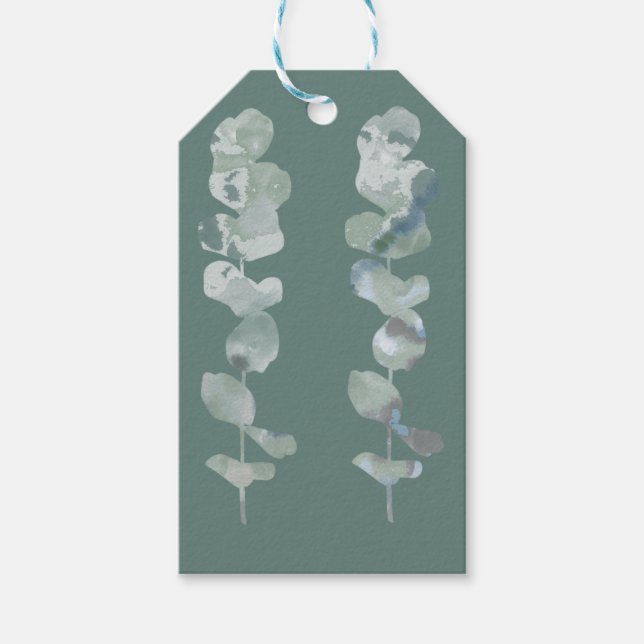 Eucalyptus Löv Presentetikett (Framsidan)
