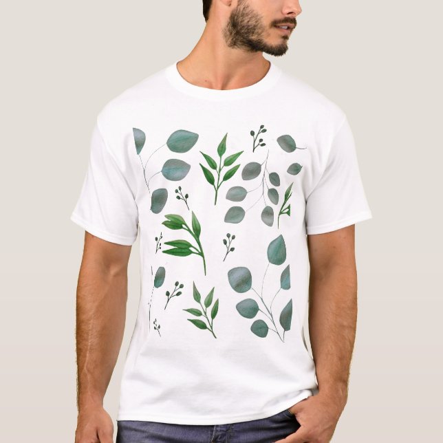 Eucalyptus löv t shirt (Framsida)