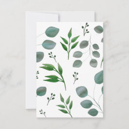 Eucalyptus löv tack kort