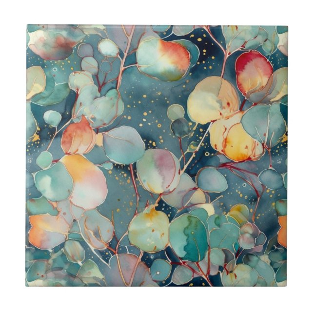 Eucalyptus Löv Tile Kakelplatta (Framsidan)