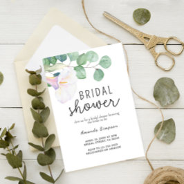 Eucalyptus med Calla-blommans Möhippa Inbjudningar