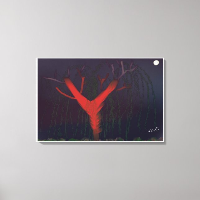 Eucalyptus Midnight Canvas Print (Framsida)