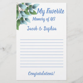 EUCALYPTUS MIN MINNESKORT FÖR MÖHIPPA FLYGBLAD