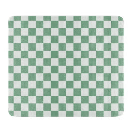 Eucalyptus mist checkerboard pattern