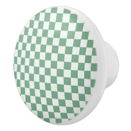 Eucalyptus mist checkerboard pattern knopp