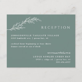 Eucalyptus Modern Stenciled botaniska detaljer Tilläggskort