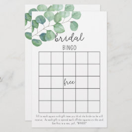 Eucalyptus - möhippa bingo-spel