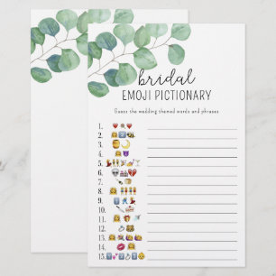 Eucalyptus - möhippa emoji pictionary-spel