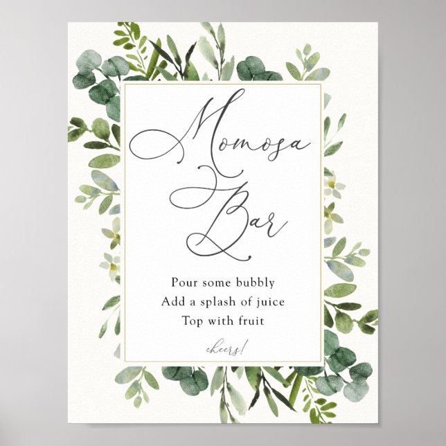 Eucalyptus Momosa Pub-tecken Poster (Framsidan)