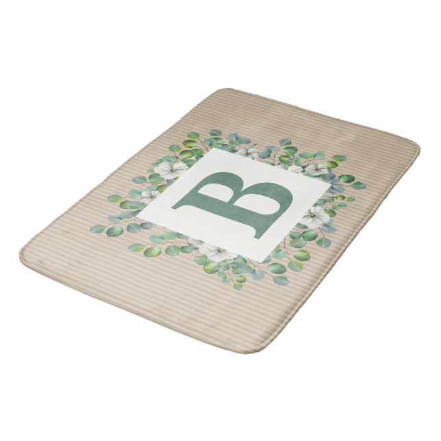 Eucalyptus Monogram Bath Mat Badrumsmatta (Vinklad)