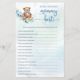 Eucalyptus Nalle av andedräktighet Baby Shower-spe