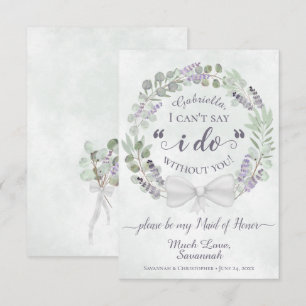 Eucalyptus och Lavender ska vara mitt Maid of hono